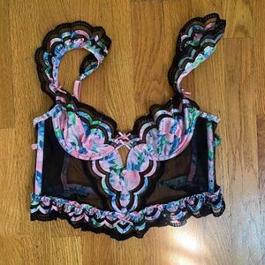 For Love And Lemons Odette Corset Bustier Top